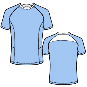 Moldes de confeccion para HOMBRES Remeras Camiseta futbol 9345
